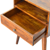 Solid Wood One Drawer Nightstand