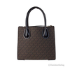 Michael Kors Mercer PVC Leather Messenger Crossbody Bag