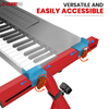 Keyboard Stand Z Style Heavy Duty Sturdy Piano Riser Height Adjustable Holder 