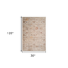Floral Medallion Runner Rug With Fringe
