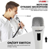 XLR Microphone Dynamic Mic Karaoke Singing Studio Mics Handheld Microfono