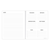 2027 Baby Blue Blooms Medium Monthly Planner