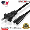 AC Power Cord 6 Ft 2 Prong US Male to Female Extension Adapter 16AWG/2C 125V 13A