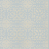 8' X 10' Light Blue Floral Power Loom Area Rug