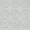 8' X 10' Light Blue Floral Power Loom Area Rug