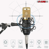 Recording Microphone Podcast Bundle Professional Condenser Cardioid Mic Kit w Boom Arm