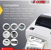 4x6 Direct Thermal Shipping 4pack Labels for Zebra and Rollo Printers