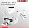 4x6 Direct Thermal Shipping 4pack Labels for Zebra and Rollo Printers