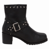 Women's 6" Heeled Buckle Biker Boot