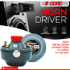 Compression Driver 500W Peak Aluminium Tweeter Diaphragm 16 Ohm Throat Twist Horn Speaker