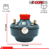 Compression Driver 500W Peak Aluminium Tweeter Diaphragm 16 Ohm Throat Twist Horn Speaker
