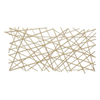 Abstract Lines Metal Hanging Dimensional Sculpture