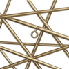 Abstract Lines Metal Hanging Dimensional Sculpture