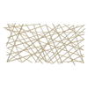 Abstract Lines Metal Hanging Dimensional Sculpture