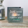 Tealight Just You & Me Forever & Always