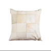 18" Natural Cowhide Throw Pillow