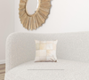 18" Natural Cowhide Throw Pillow