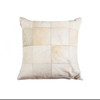 18" Natural Cowhide Throw Pillow