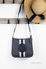 Coach Dempsey Black Patch File Crossbody Bag