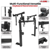 2 Tier Keyboard Stand Attachment Adjustable Digital Piano Stands Adapter