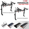 2 Tier Keyboard Stand Attachment Adjustable Digital Piano Stands Adapter