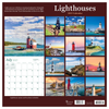 2027 Lighthouses Wall Calendar