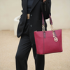 Ximena Vegan Leather Womens Tote Bag with matching Wristlet Wallet