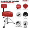 Drum Throne Padded Guitar Stool Backrest Drummer Seat for Adults And Kids 