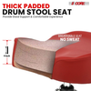 Drum Throne Padded Guitar Stool Backrest Drummer Seat for Adults And Kids 