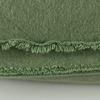 14" X 26" Green Tone on Tone Botanical Throw Pillow With Embroidery