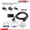 AC Power Cord 10Ft 2 Prong US Male to Female Extension Adapter 16AWG/2C 125V 13A