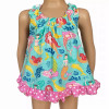 AnnLoren Baby and Big Girls Mermaid Swing Tank Top Spring Summer Separates