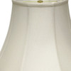White Monay Shantung Silk Bell Lamp Shade