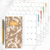 2027-2028 Wheat & Grass Small Monthly Pocket Planner