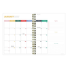 2027 Pastel Plaid Medium Weekly Monthly Planner