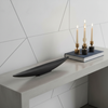 Metal Oval Centerpiece Bowl