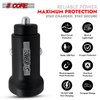 USB Car Charger Cigarette Lighter Adapter Dual USB Port Adapter 12/24 V Fast Charging