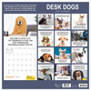 2027 Desk Dogs Wall Calendar