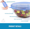 Zulay Kitchen Reusable Silicone Stretch Lids