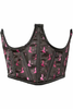 Lavish Witches Satin Open Cup Waist Cincher