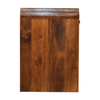 Solid Wood Scalloped Edge One Drawer Nightstand