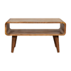 Wood Open Shelving TV Stand