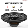 6x9 Car Speaker 800W  Pair 4Ohm 4 Way Coaxial Speaker w Super Tweeter Universal Fit