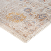 Floral Medallion Runner Rug With Fringe