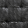 Faux Leather Tufted Footstool