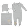 Collared Pointelle Layette Set