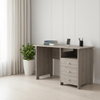 Light Wood Computer Desk With Three Drawers