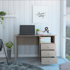 Light Wood Computer Desk With Three Drawers