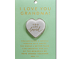 Heart Stone Card I Love You Grandma