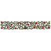Painted Red & White Blooming Vine